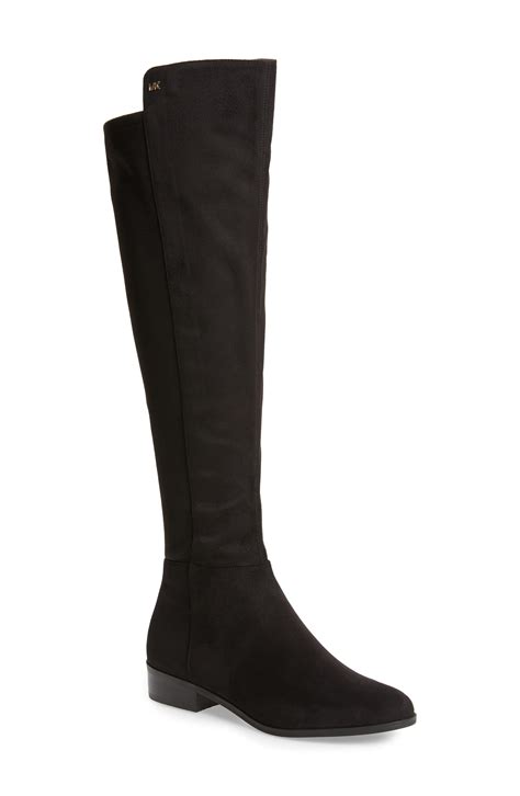 michael kors over the knee suede boots|Michael Kors bromley black boots.